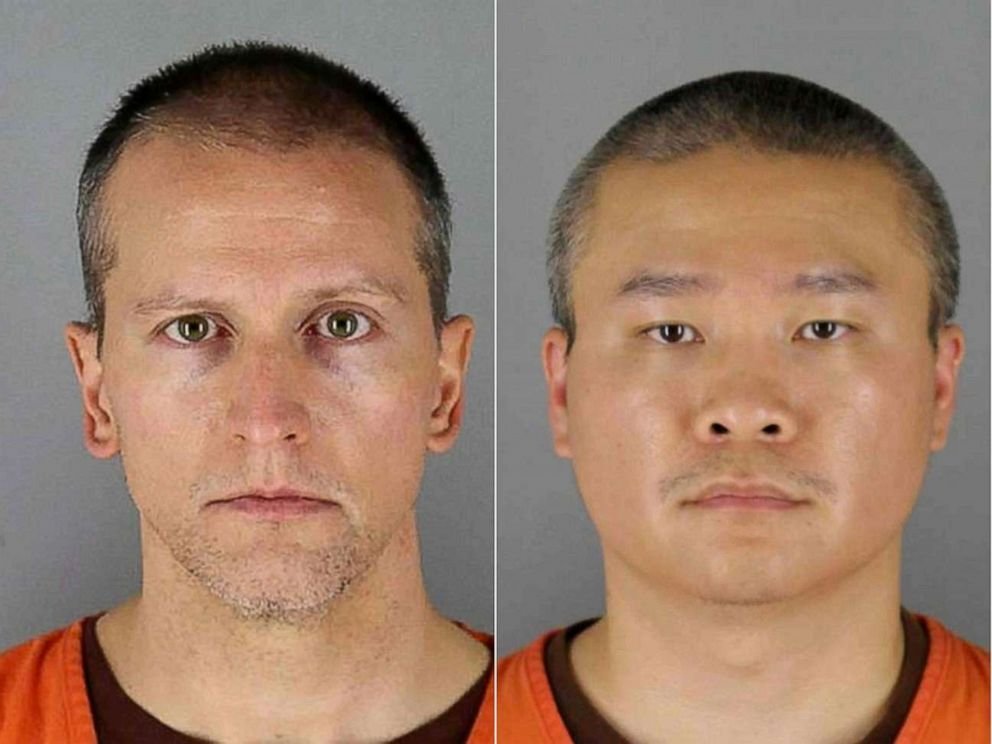 Derek Chauvin And One Of The Accomplices In The George Floyd Murder 2020